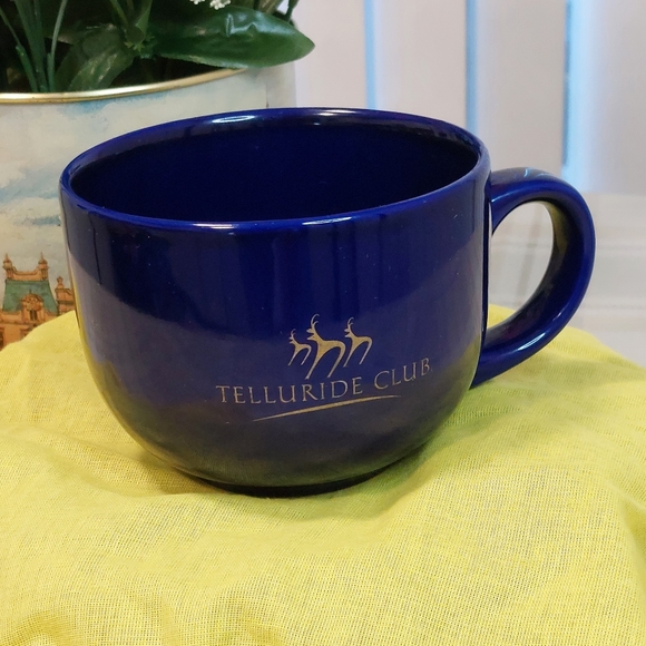 Telluride Club Cobalt Blue Coffee Mug - Picture 8 of 10